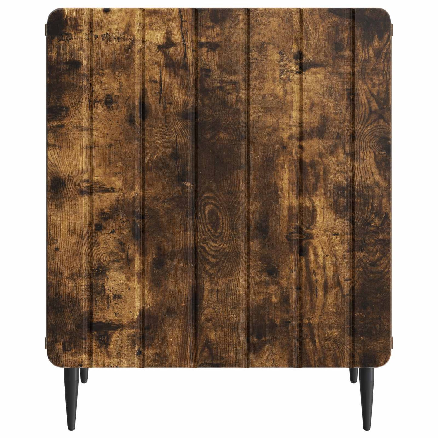 Nachtkastje 2 pcs Gerookt eiken 43 x 34,5 x 52 cm Bewerkt hout