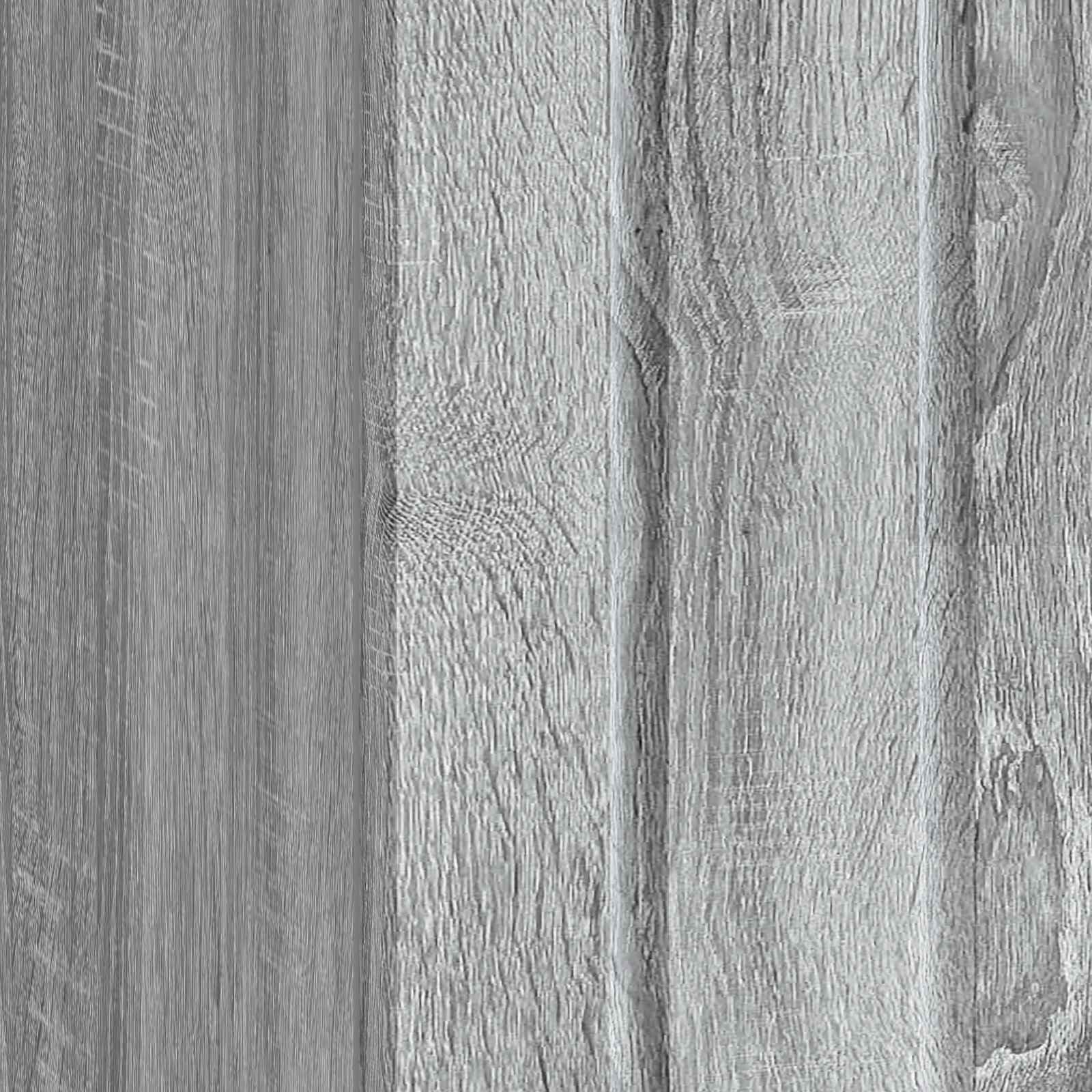 Nachtkastje Grijs sonoma 43 x 34,5 x 52 cm Bewerkt hout