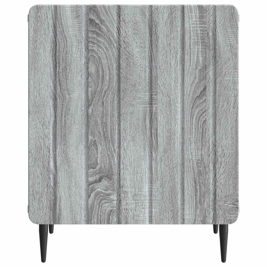 Nachtkastje 2 pcs Grijs sonoma 43 x 34,5 x 52 cm Bewerkt hout