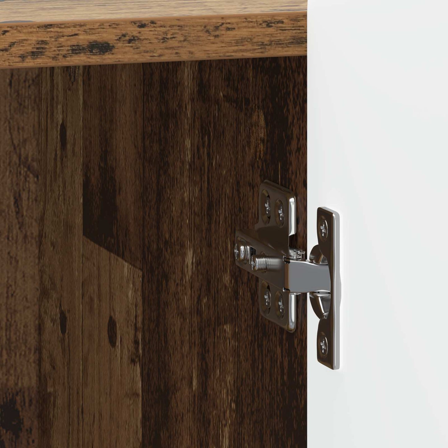 Nachtkastje 2 pcs Oud hout 43 x 34,5 x 52 cm Bewerkt hout