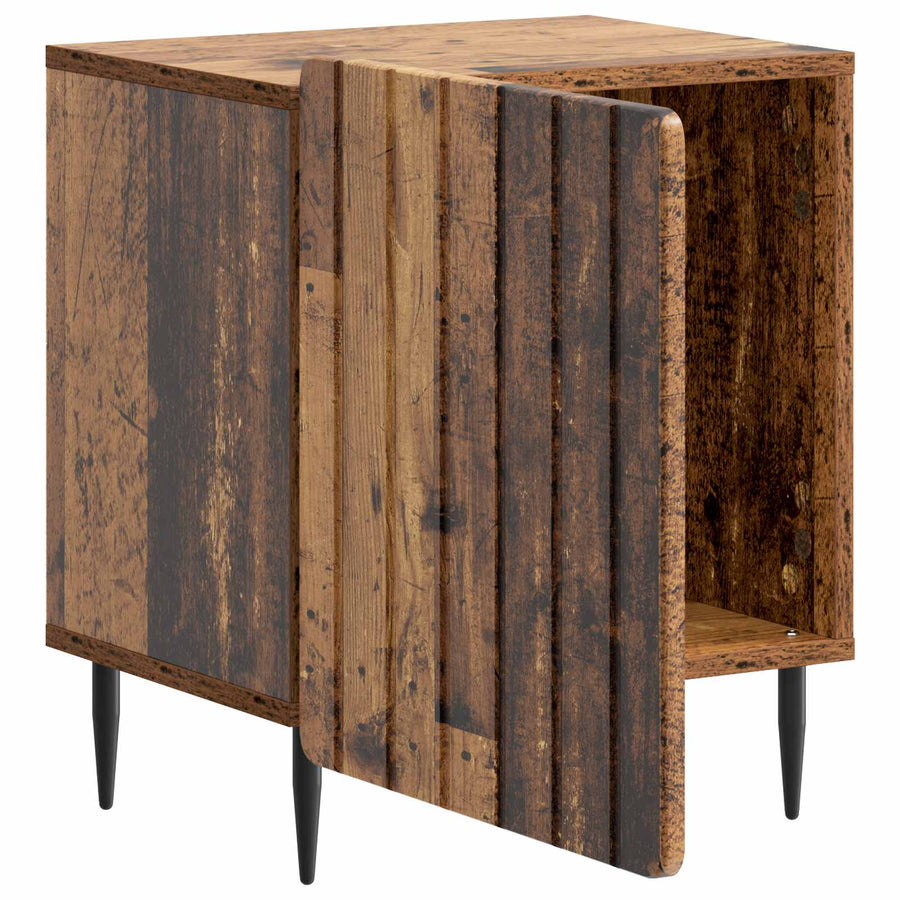 Nachtkastje 2 pcs Oud hout 43 x 34,5 x 52 cm Bewerkt hout