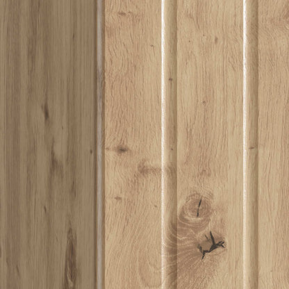 Nachtkastje Artisanaal eiken 43 x 34,5 x 52 cm Bewerkt hout