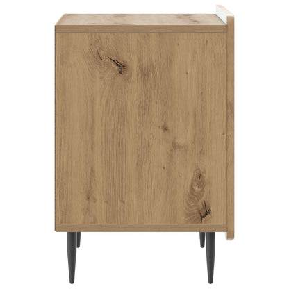 Nachtkastje Artisanaal eiken 43 x 34,5 x 52 cm Bewerkt hout