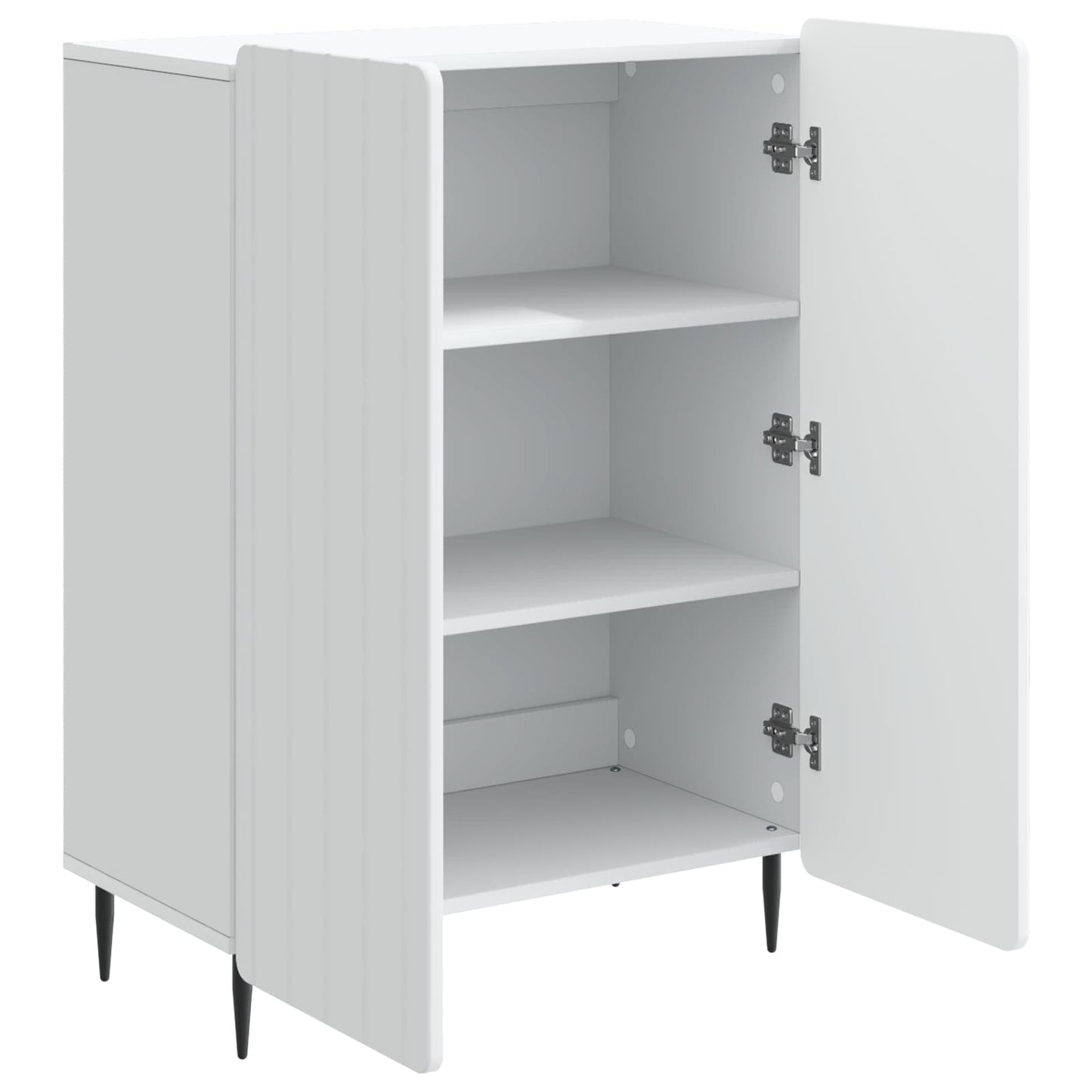 Dressoir Wit 66 x 34,5 x 92 cm Bewerkt hout