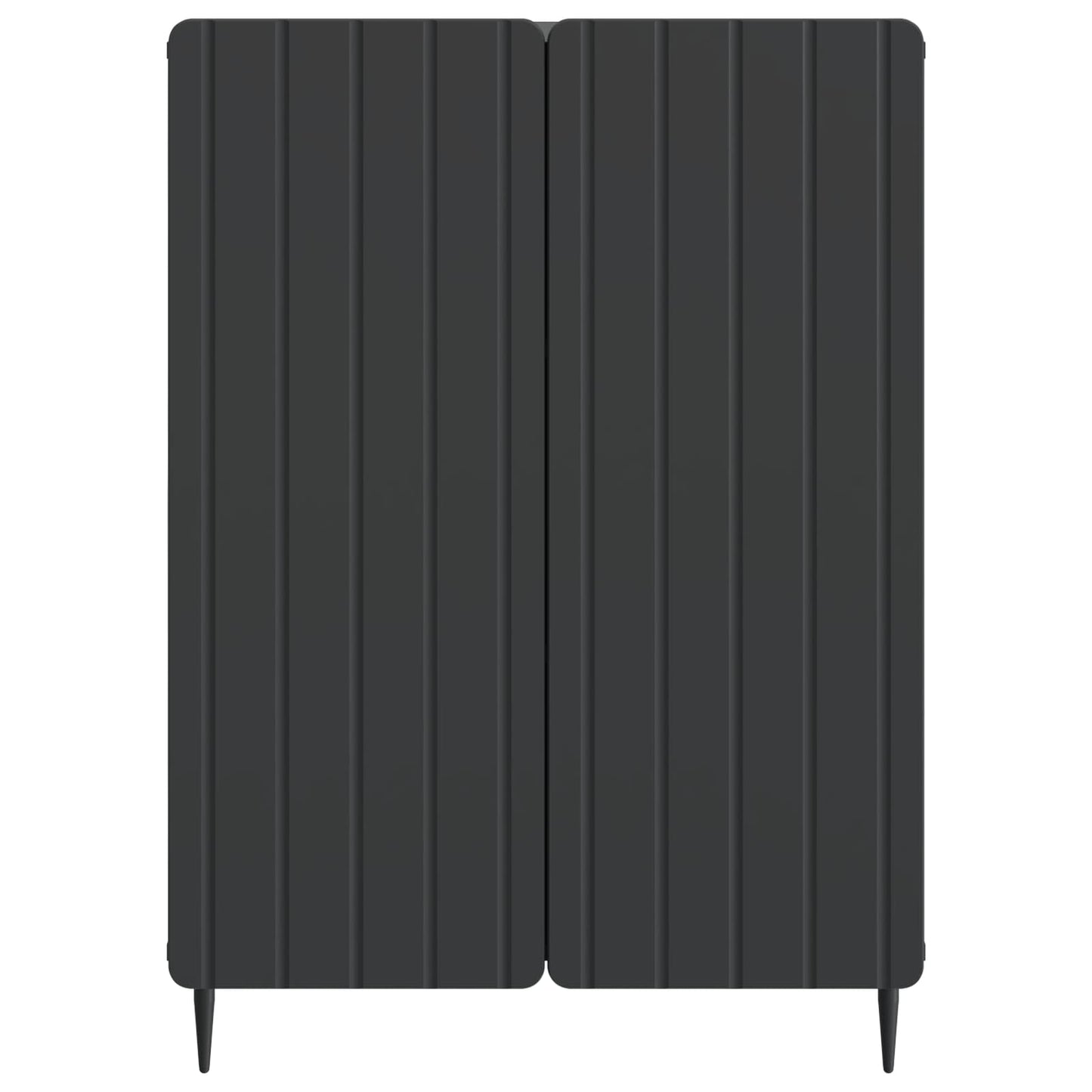 Dressoir Zwart 66 x 34,5 x 92 cm Bewerkt hout