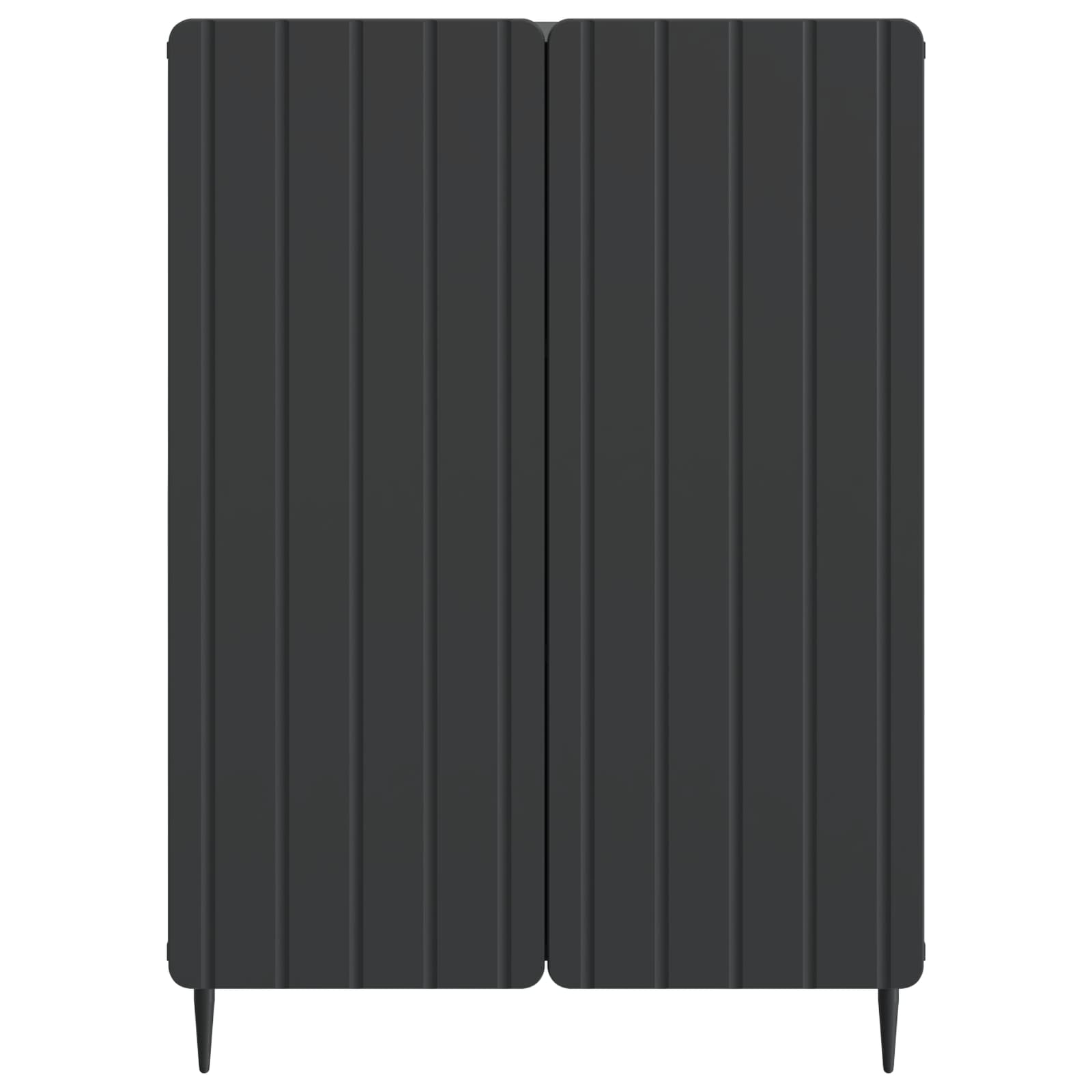 Dressoir Zwart 66 x 34,5 x 92 cm Bewerkt hout