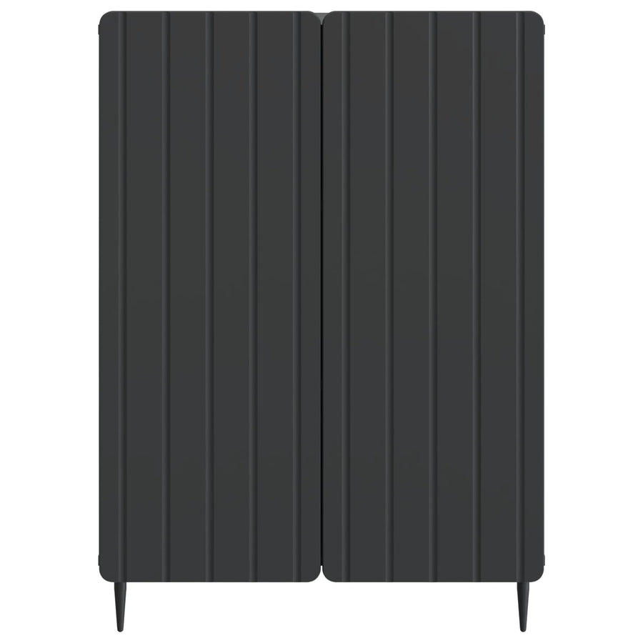 Dressoir Zwart 66 x 34,5 x 92 cm Bewerkt hout