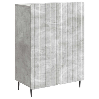 Dressoir Betongrijs 66 x 34,5 x 92 cm Bewerkt hout