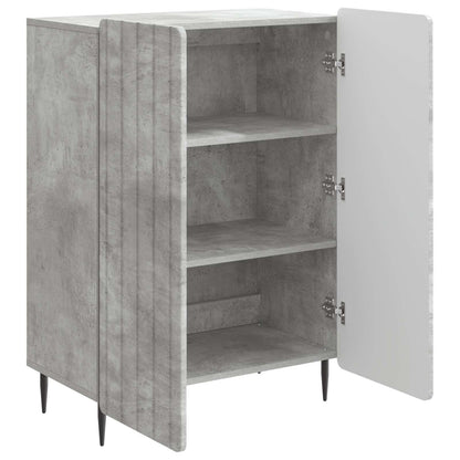Dressoir Betongrijs 66 x 34,5 x 92 cm Bewerkt hout