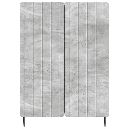 Dressoir Betongrijs 66 x 34,5 x 92 cm Bewerkt hout