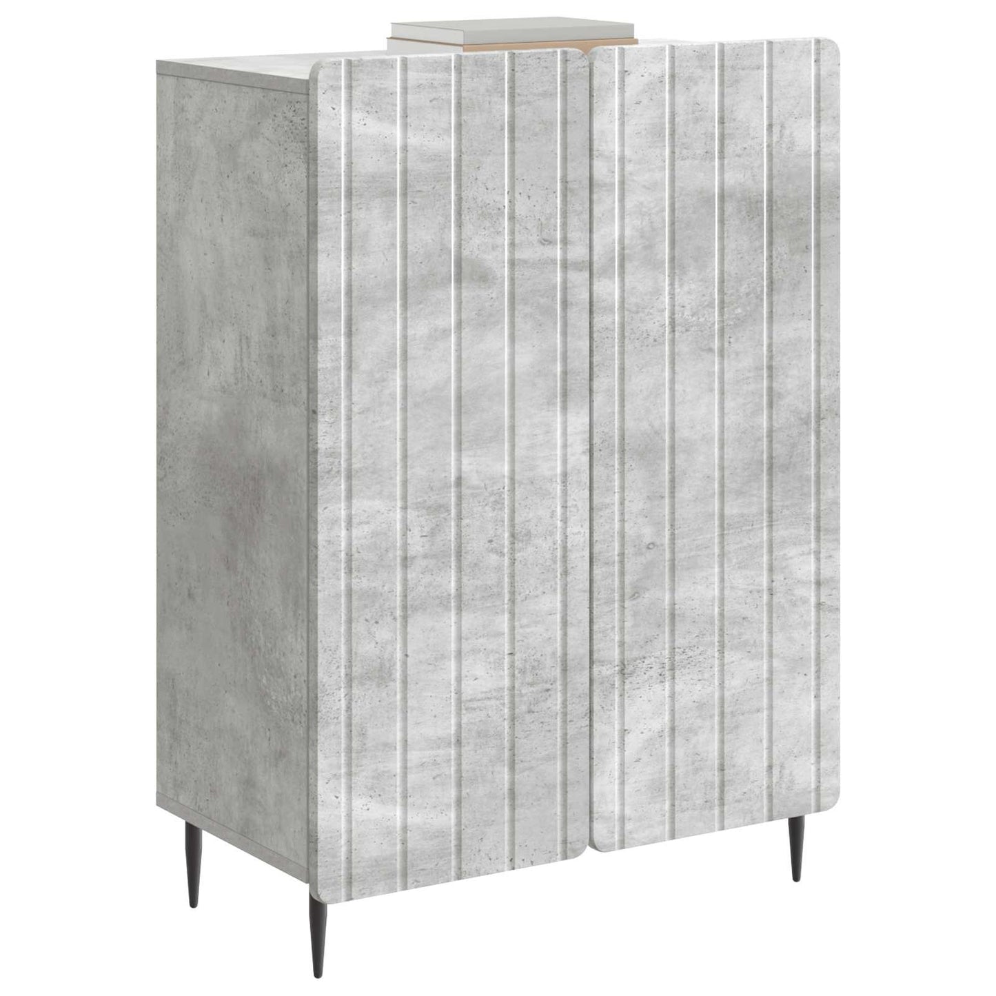 Dressoir Betongrijs 66 x 34,5 x 92 cm Bewerkt hout