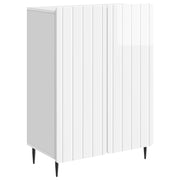 Dressoir 66x34,5x92 cm hoogglans wit bewerkt hout