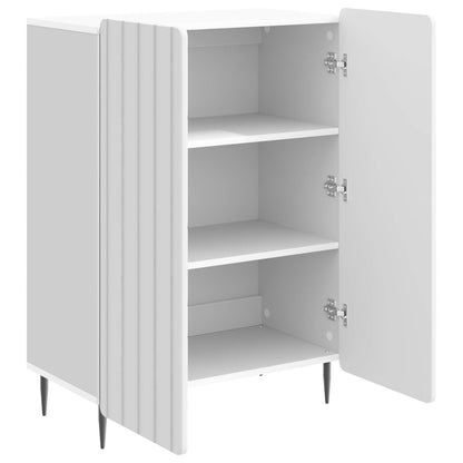 Dressoir Hoogglans Wit 66 x 34,5 x 92 cm Bewerkt hout