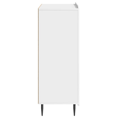 Dressoir Hoogglans Wit 66 x 34,5 x 92 cm Bewerkt hout