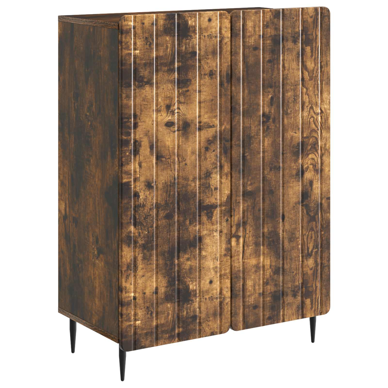 Dressoir Gerookt eiken 66 x 34,5 x 92 cm Bewerkt hout