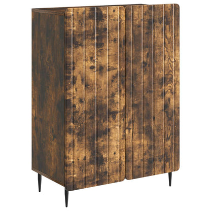 Dressoir Gerookt eiken 66 x 34,5 x 92 cm Bewerkt hout