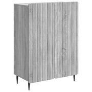 Dressoir 66x34.5x92 cm grijs bewerkt hout