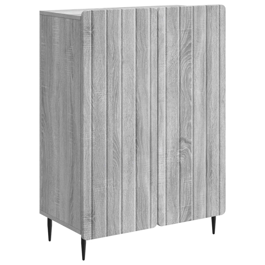 Dressoir Grijs sonoma 66 x 34,5 x 92 cm Bewerkt hout