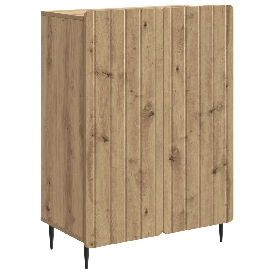 Dressoir Artisanaal eiken 66 x 34,5 x 92 cm Bewerkt hout