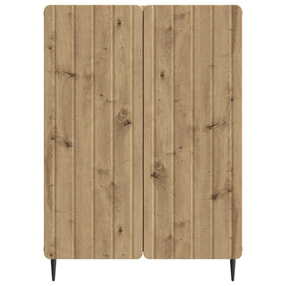 Dressoir Artisanaal eiken 66 x 34,5 x 92 cm Bewerkt hout