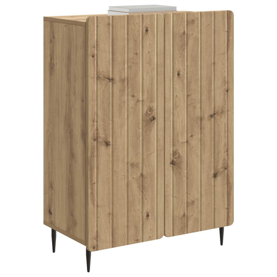 Dressoir Artisanaal eiken 66 x 34,5 x 92 cm Bewerkt hout