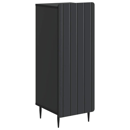 Dressoir Zwart 34,5 x 33 x 92 cm Bewerkt hout