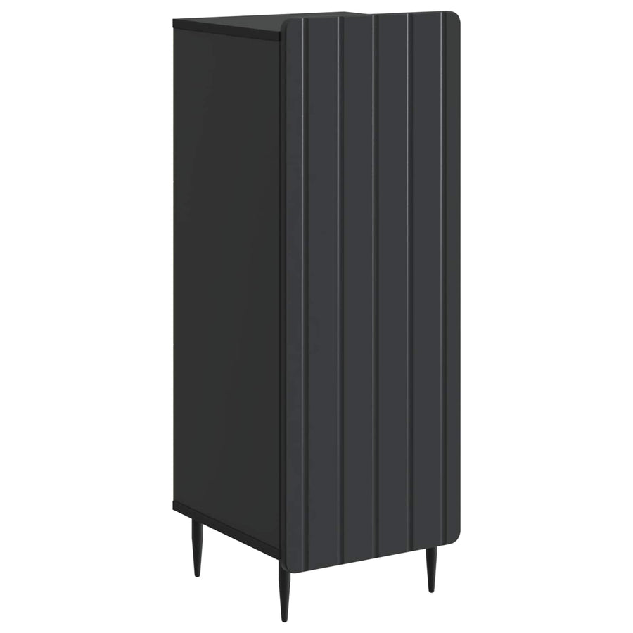 Dressoir Zwart 34,5 x 33 x 92 cm Bewerkt hout