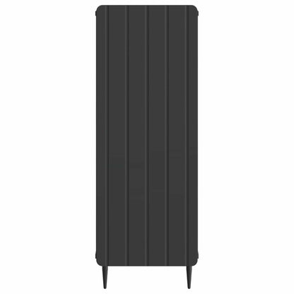 Dressoir Zwart 34,5 x 33 x 92 cm Bewerkt hout