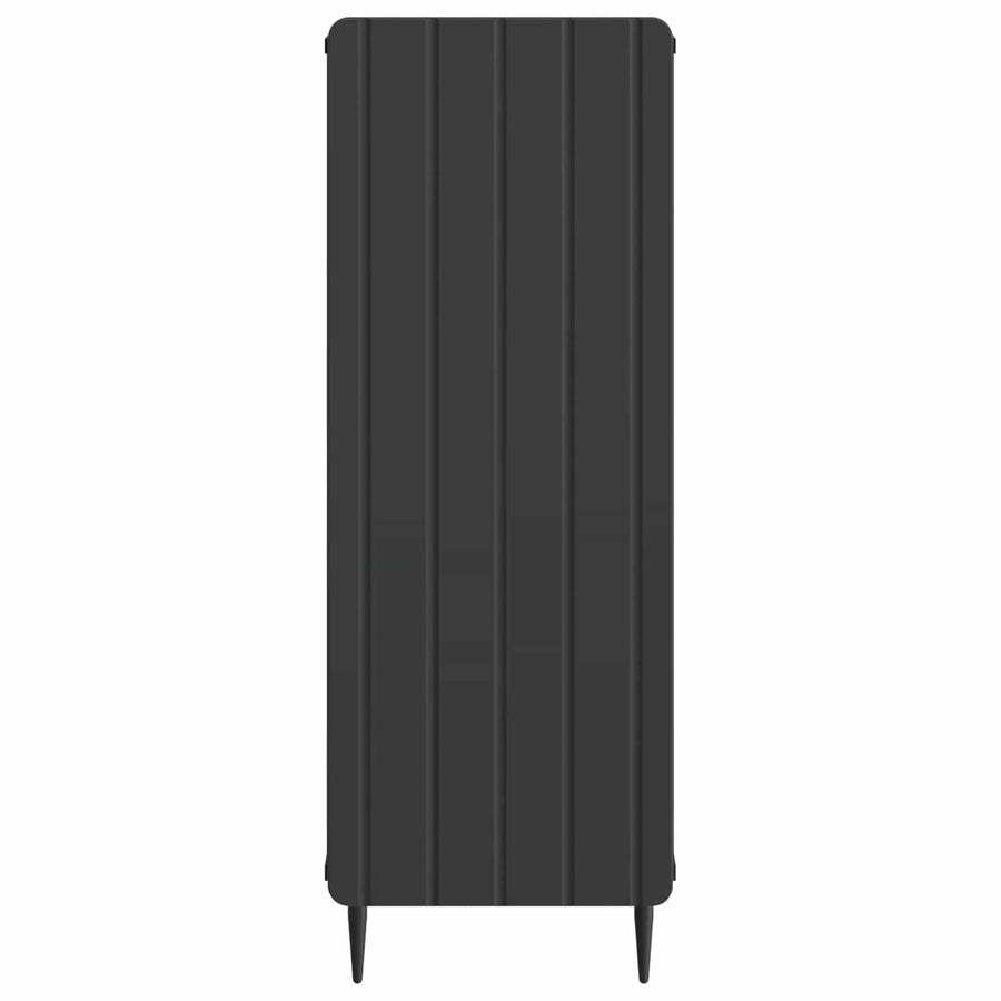 Dressoir Zwart 34,5 x 33 x 92 cm Bewerkt hout