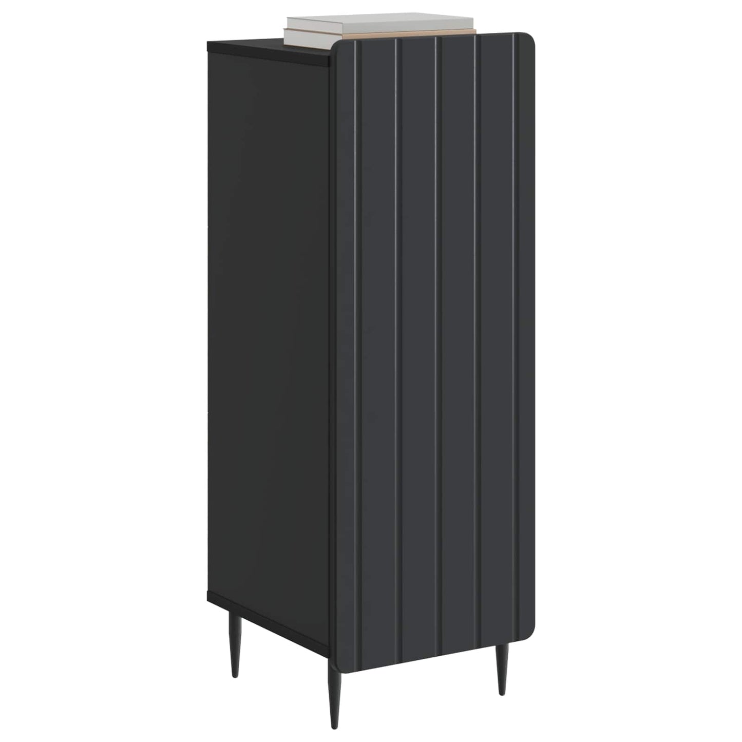 Dressoir Zwart 34,5 x 33 x 92 cm Bewerkt hout