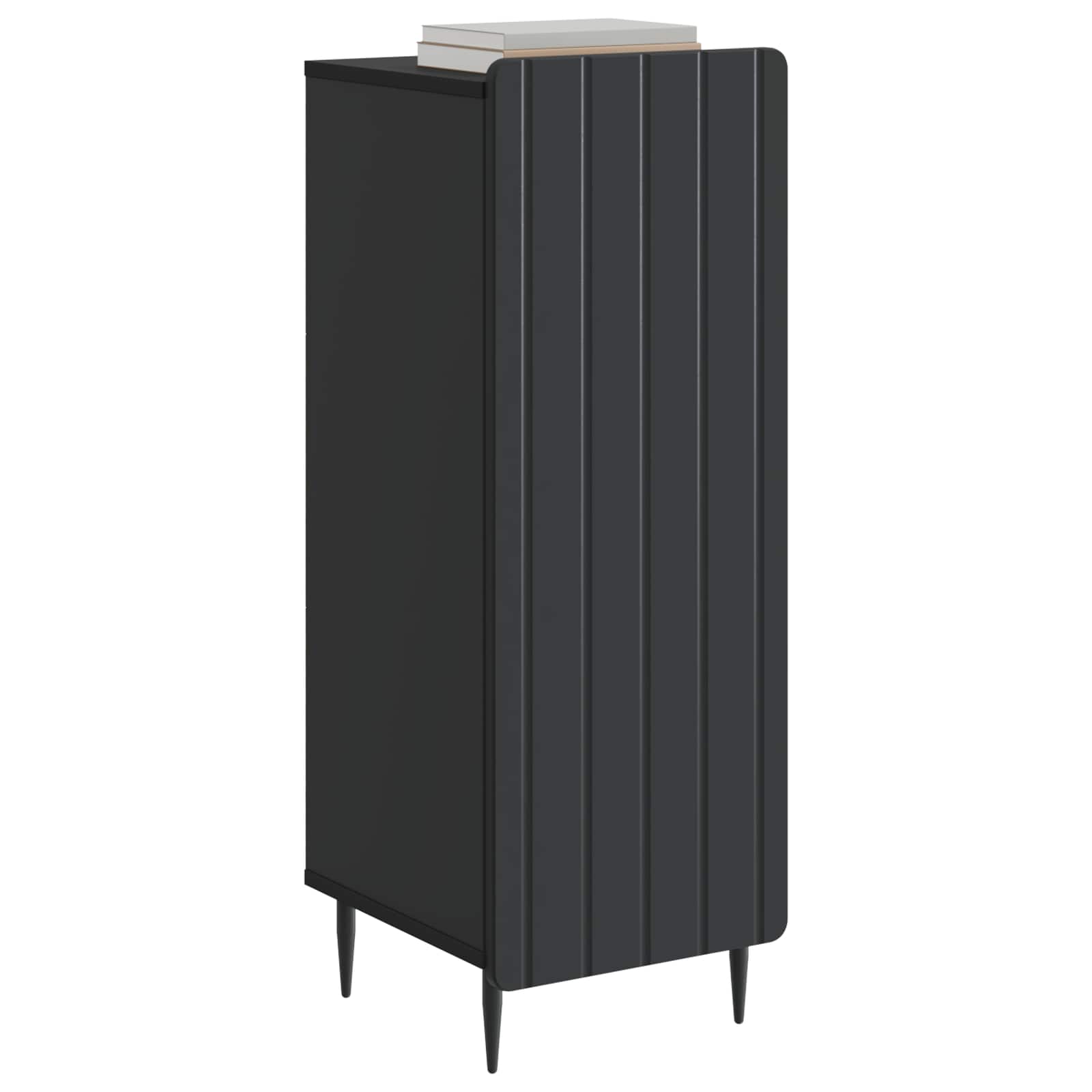 Dressoir Zwart 34,5 x 33 x 92 cm Bewerkt hout