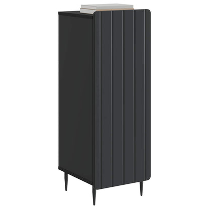 Dressoir Zwart 34,5 x 33 x 92 cm Bewerkt hout