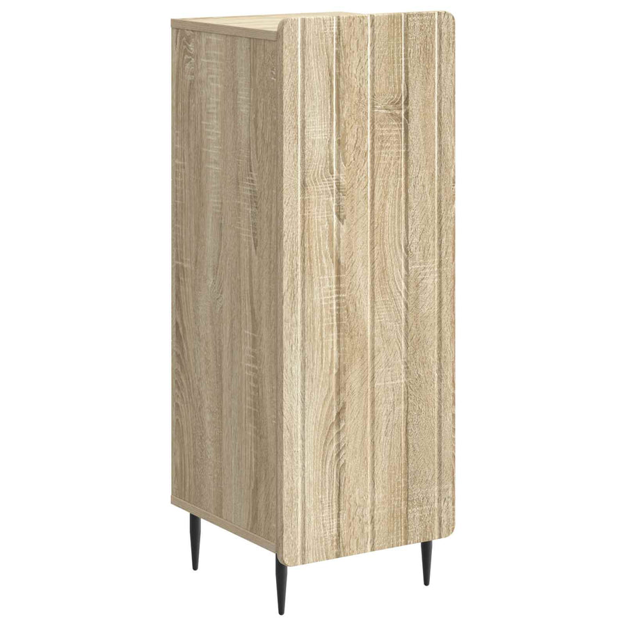 Dressoir Sonoma Eiken 34,5 x 33 x 92 cm Bewerkt hout