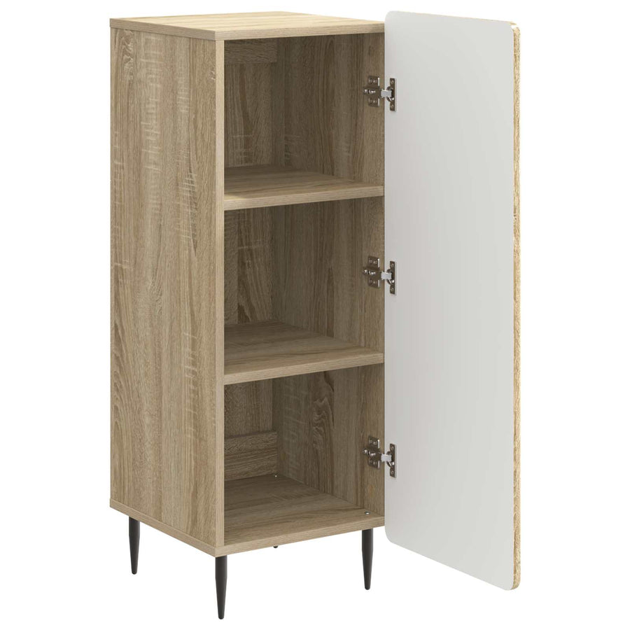 Dressoir Sonoma Eiken 34,5 x 33 x 92 cm Bewerkt hout