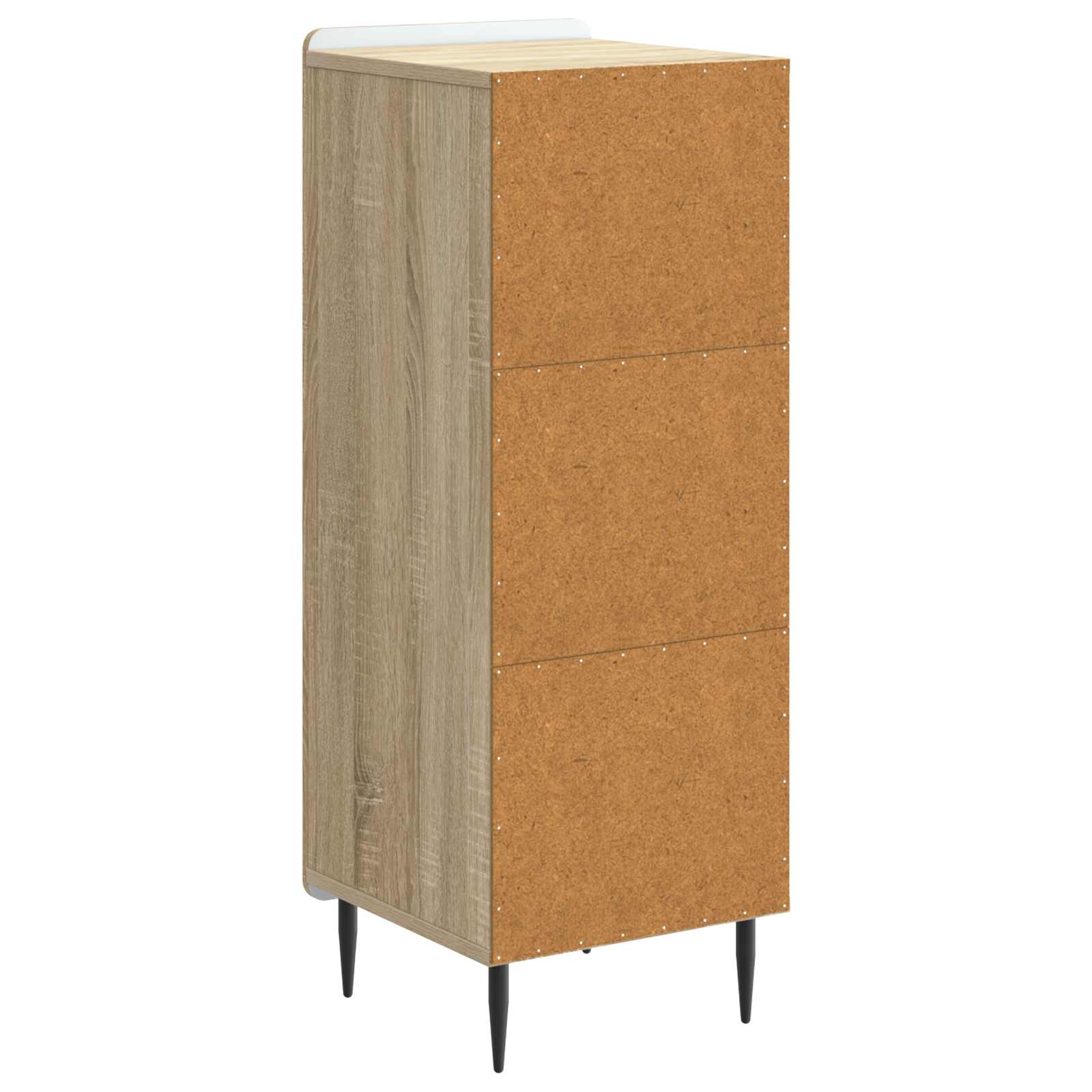 Dressoir Sonoma Eiken 34,5 x 33 x 92 cm Bewerkt hout