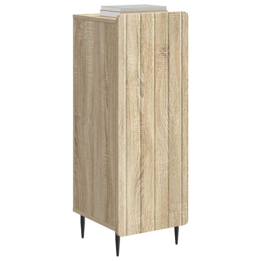 Dressoir Sonoma Eiken 34,5 x 33 x 92 cm Bewerkt hout