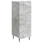 Dressoir 34,5x33x92 cm bewerkt hout betongrijs