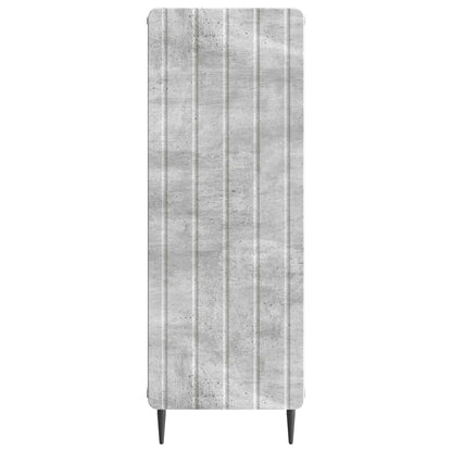 Dressoir Betongrijs 34,5 x 33 x 92 cm Bewerkt hout