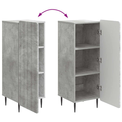 Dressoir Betongrijs 34,5 x 33 x 92 cm Bewerkt hout