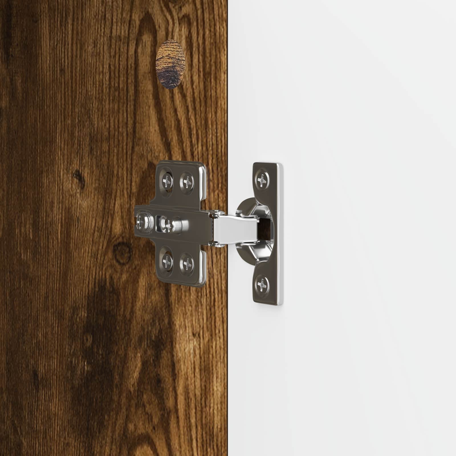 Dressoir Gerookt eiken 34,5 x 33 x 92 cm Bewerkt hout