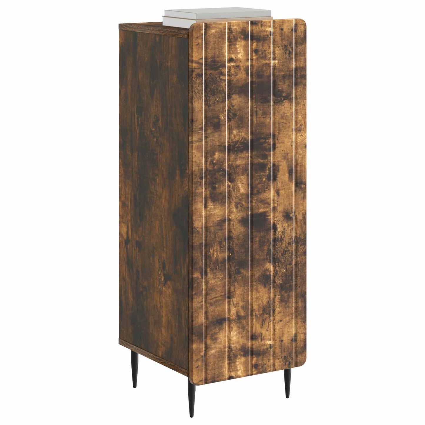 Dressoir Gerookt eiken 34,5 x 33 x 92 cm Bewerkt hout