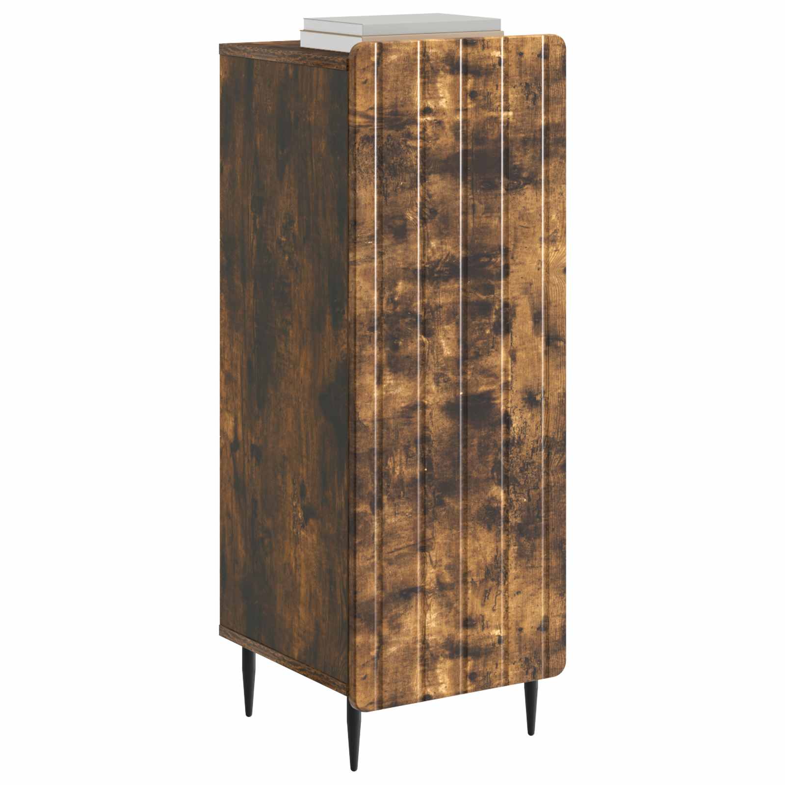 Dressoir Gerookt eiken 34,5 x 33 x 92 cm Bewerkt hout