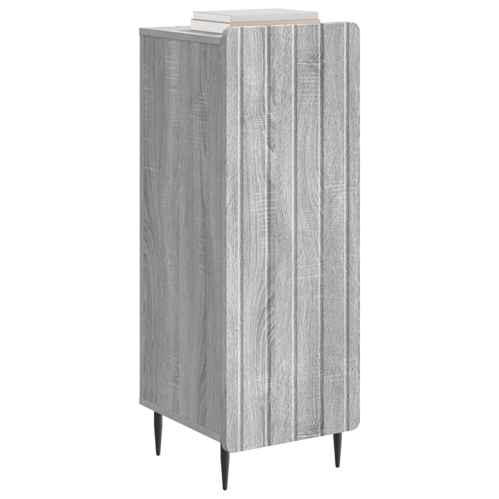 Dressoir Grijs sonoma 34,5 x 33 x 92 cm Bewerkt hout