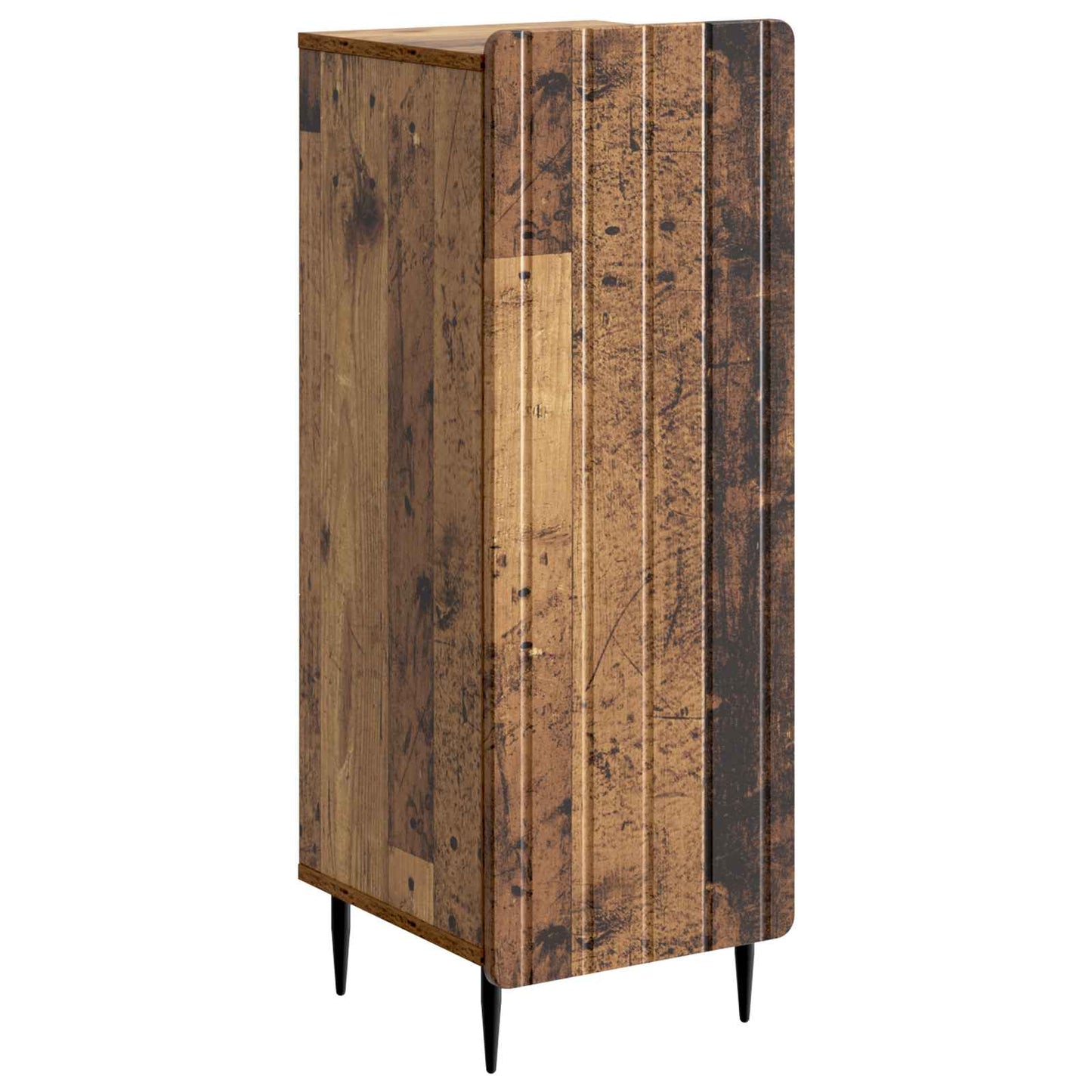 Dressoir Oud hout 34,5 x 33 x 92 cm Bewerkt hout
