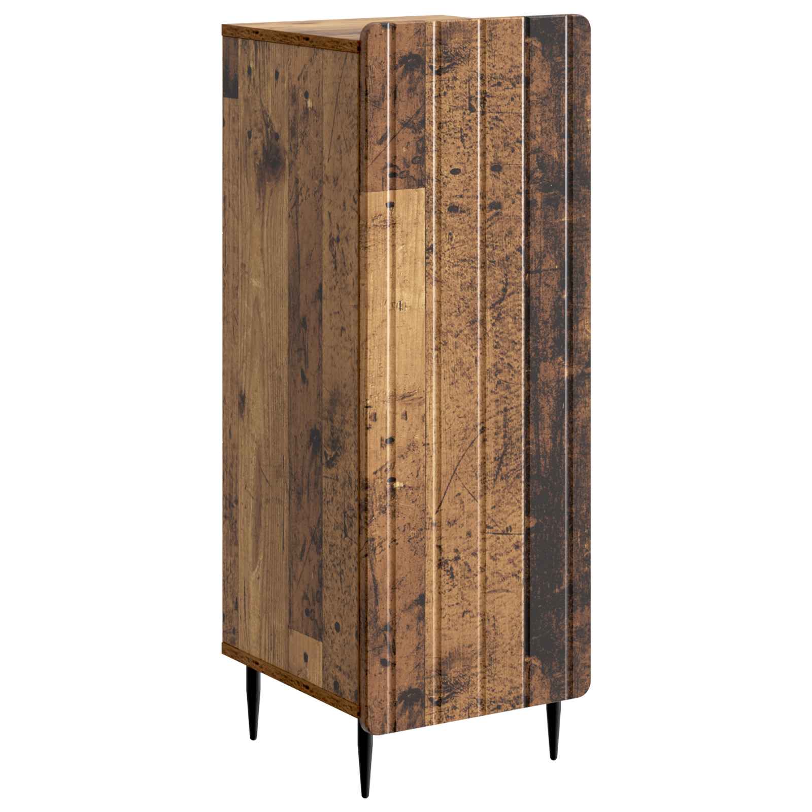 Dressoir Oud hout 34,5 x 33 x 92 cm Bewerkt hout