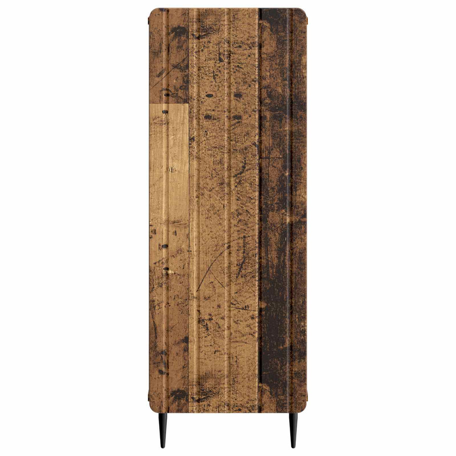 Dressoir Oud hout 34,5 x 33 x 92 cm Bewerkt hout