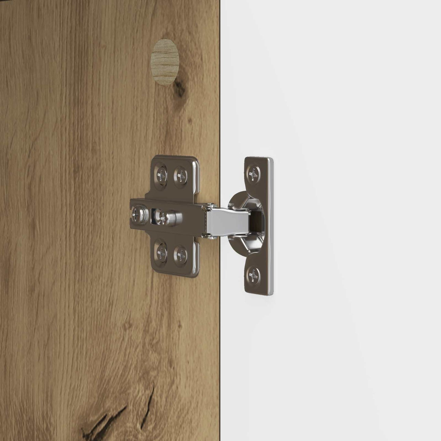 Dressoir Artisanaal eiken 34,5 x 33 x 92 cm Bewerkt hout