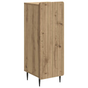 Dressoir bewerkt hout 34,5x33x92 cm Artisanaal eiken