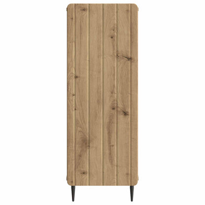 Dressoir Artisanaal eiken 34,5 x 33 x 92 cm Bewerkt hout