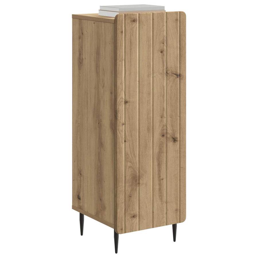 Dressoir Artisanaal eiken 34,5 x 33 x 92 cm Bewerkt hout